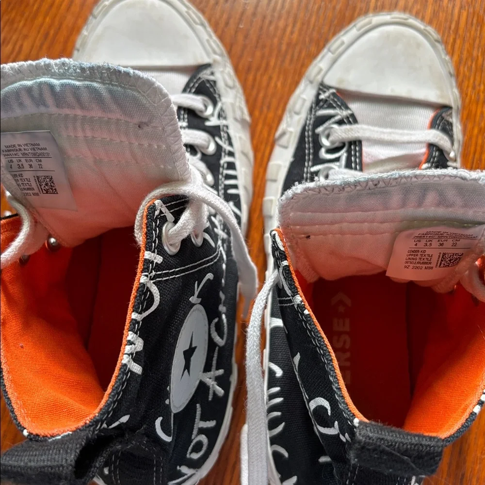 CONVERSE NOT A CHUCK high top sneaker. Size 4. - Picture 8 of 9